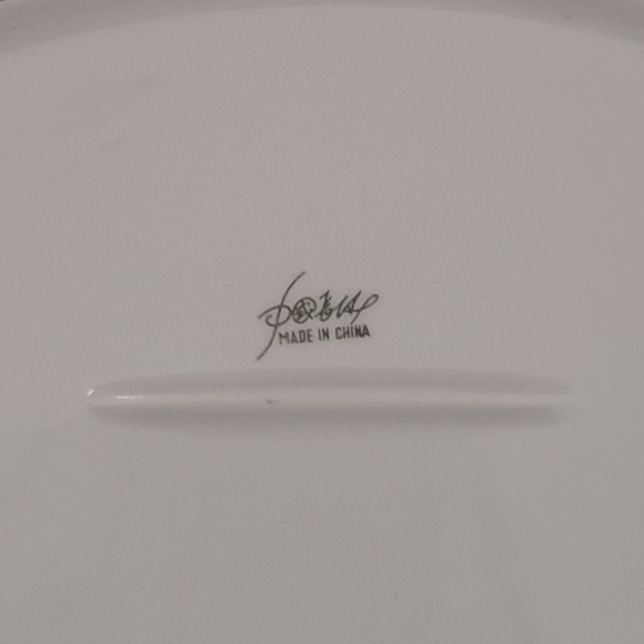 Vintage 90s Floral Serving Dish - Picture 6 of 8